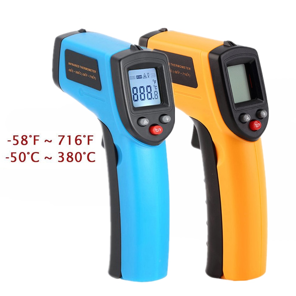 No-Contact Digital Infrared Thermometer LCD IR Temperature Guns Laser Pyrometer