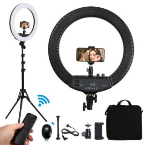 18inch-55w-photo-studio-led-ring-light-phone-camera-large-lamp-with-stand-tripod-app-remote-control-for-video-tiktok-youtube-image-1
