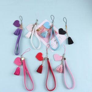 2021-new-candy-color-mobile-phone-strap-lanyard-colorful-letter-heart-tassel-rope-for-cell-phone-case-hanging-cord-for-women-image-1
