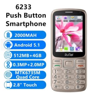 6233-elderly-smartphone-512mb-ram-2gb-rom-2-8-push-button-mtk6735m-quad-core-android-5-1-2-0mp-bighorn-gps-cheap-mobile-phone-image-1